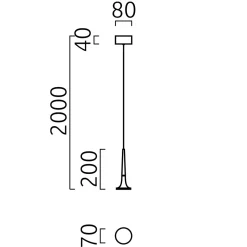 Helestra Flute LED Pendelleuchte