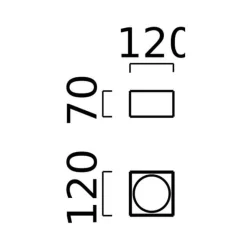 Helestra Kari LED Deckenleuchte, eckig