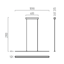 Helestra Lexx LED Pendelleuchte