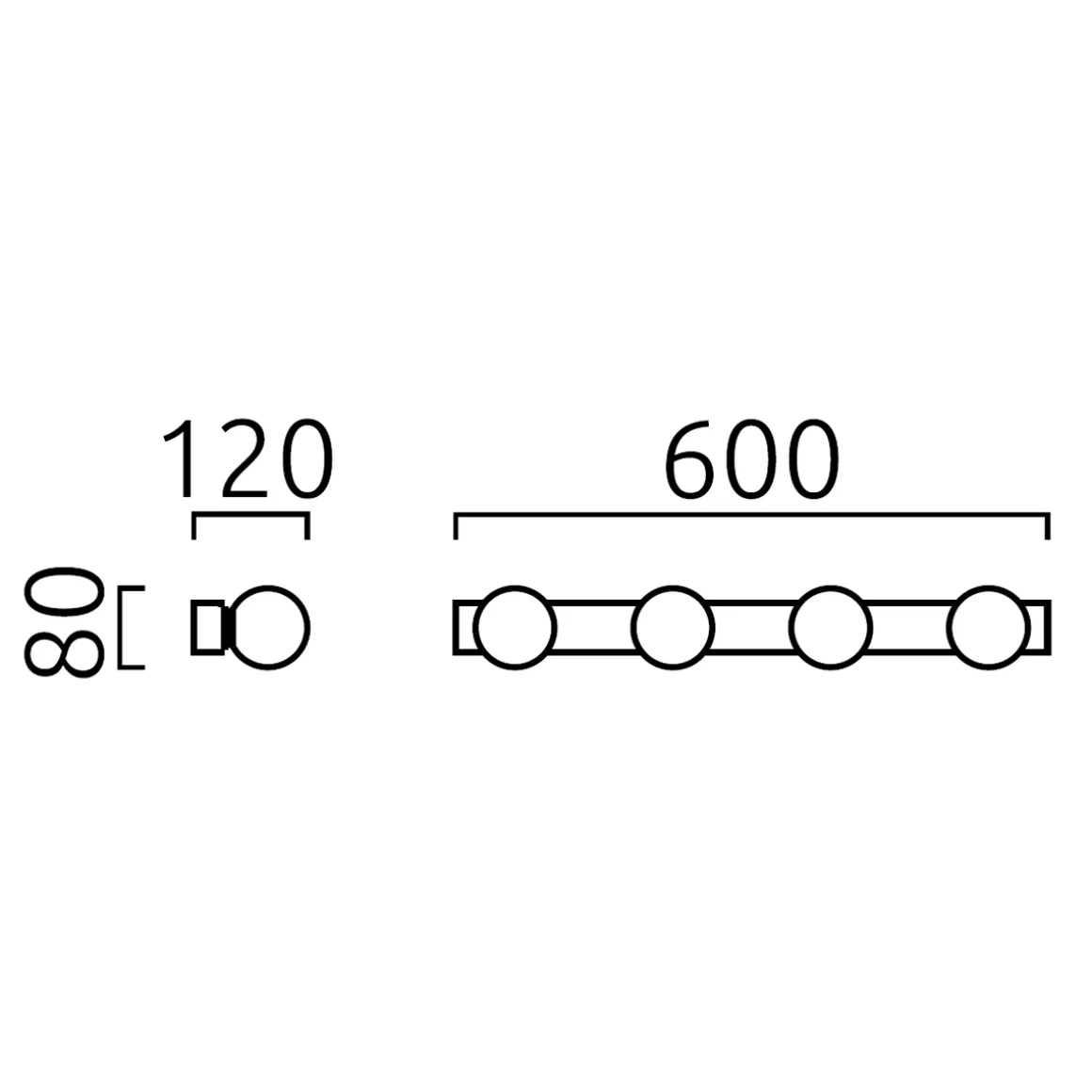 Helestra Lis LED Wand- / Spiegelleuchte