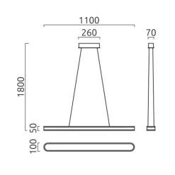 Helestra Liv LED Pendelleuchte