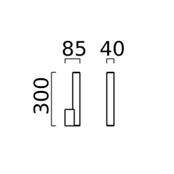 Helestra Loom LED Wand- / Spiegelleuchte, schwarz matt mit CCT