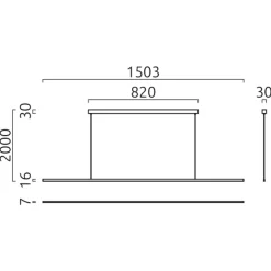 Helestra Loopy LED Pendelleuchte, Rückläufer