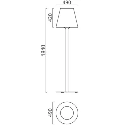 Helestra Moris XL Outdoor Stehleuchte