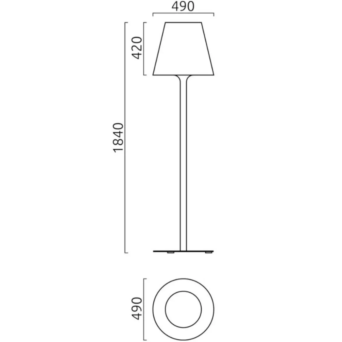 Helestra Moris XL Outdoor Stehleuchte