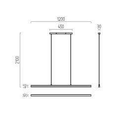 Helestra Moya LED Pendelleuchte