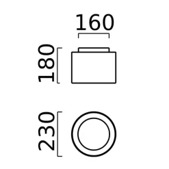 Helestra Olvi LED Deckenleuchte