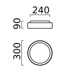 Helestra Olvi LED Deckenleuchte