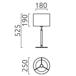 Helestra Oppo Tischleuchte