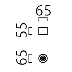 Helestra Oso LED Deckenstrahler, rund