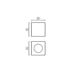 Helestra Peka LED Außenwandleuchte
