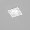Helestra Pic LED Deckeneinbaustrahler, eckig, weiß