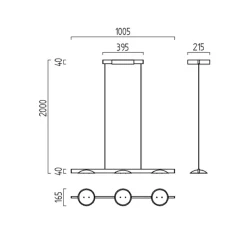Helestra Pole LED Pendelleuchte