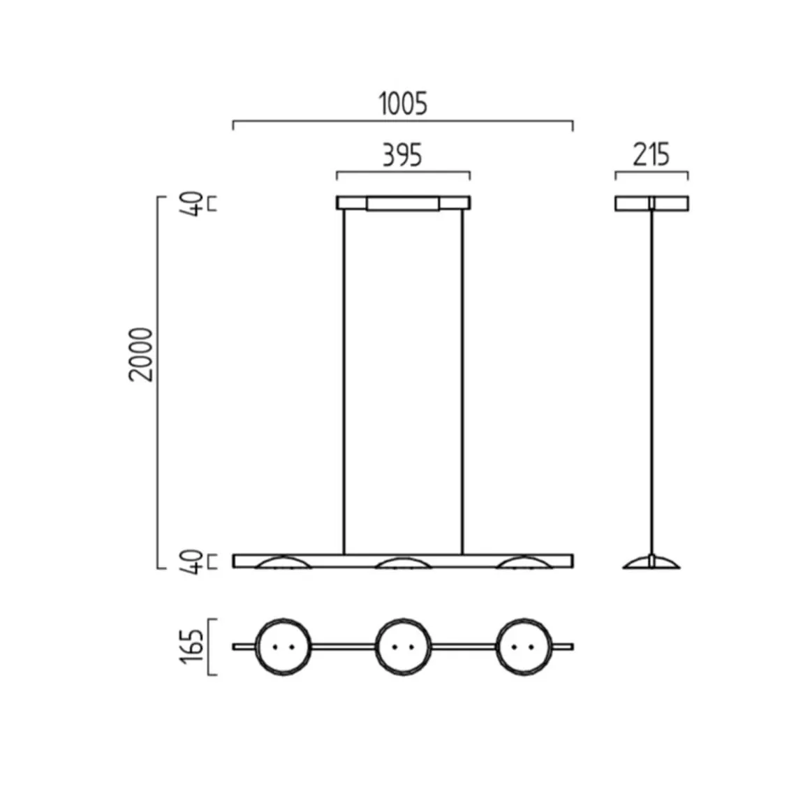 Helestra Pole LED Pendelleuchte