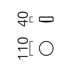 Helestra Posh LED Außendeckenleuchte