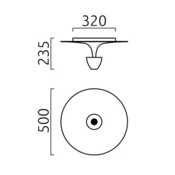 Helestra Redo LED Deckenleuchte mit Casambi-Modul