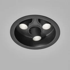 Helestra Run LED Deckeneinbaustrahler, 3-flg.