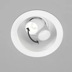 Helestra Run LED Deckeneinbaustrahler, 1-flg.