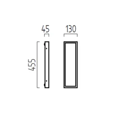 Helestra Scala LED Außenwandleuchte