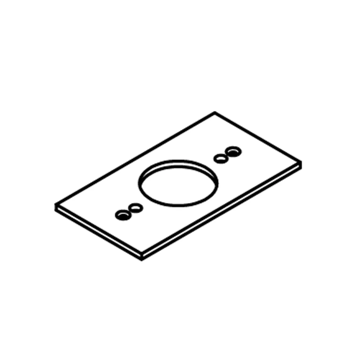 Helestra Skip Adapterplatte für Erdstück A19900, Auslaufmodell