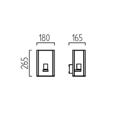 Helestra Skip Wandleuchte