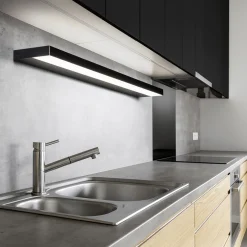 Helestra Slate LED Wand- / Spiegelleuchte, Länge: 90 cm