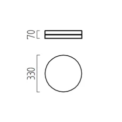 Helestra Tana LED Deckenleuchte