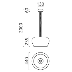 Helestra Veda Pendelleuchte