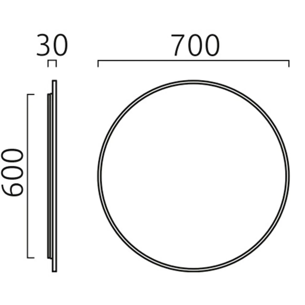Helestra Vido LED Wandleuchte / Spiegel