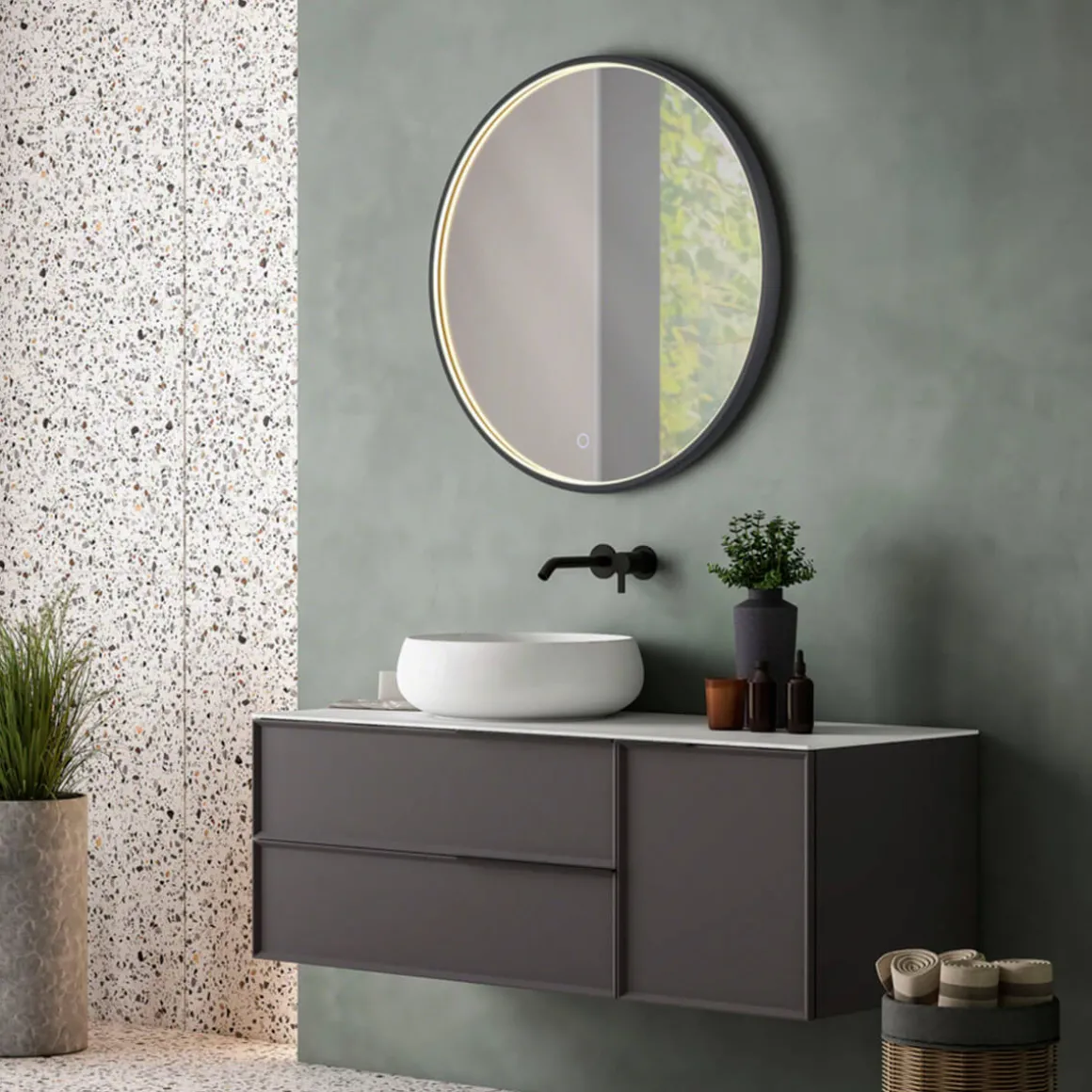 Helestra Vido LED Wandleuchte / Spiegel