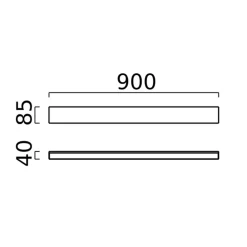 Helestra Vis LED Wand- / Spiegelleuchte