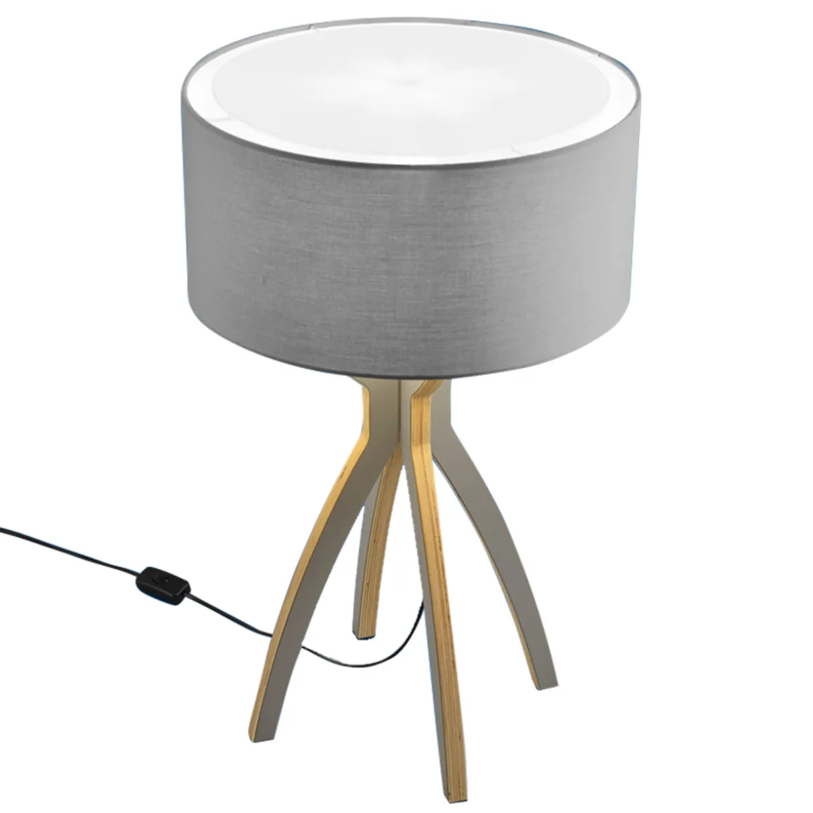 HELL Body Tischleuchte, Fuß: Multiplex grau, Auslaufmodell