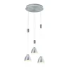 HELL Leni LED Pendelleuchte, 3-flg., mit Rondell