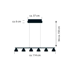 HELL Mona 20571 LED Pendelleuchte