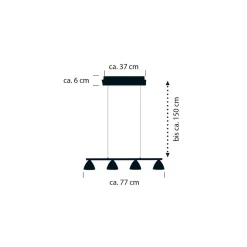 HELL Mona 20570 LED Pendelleuchte
