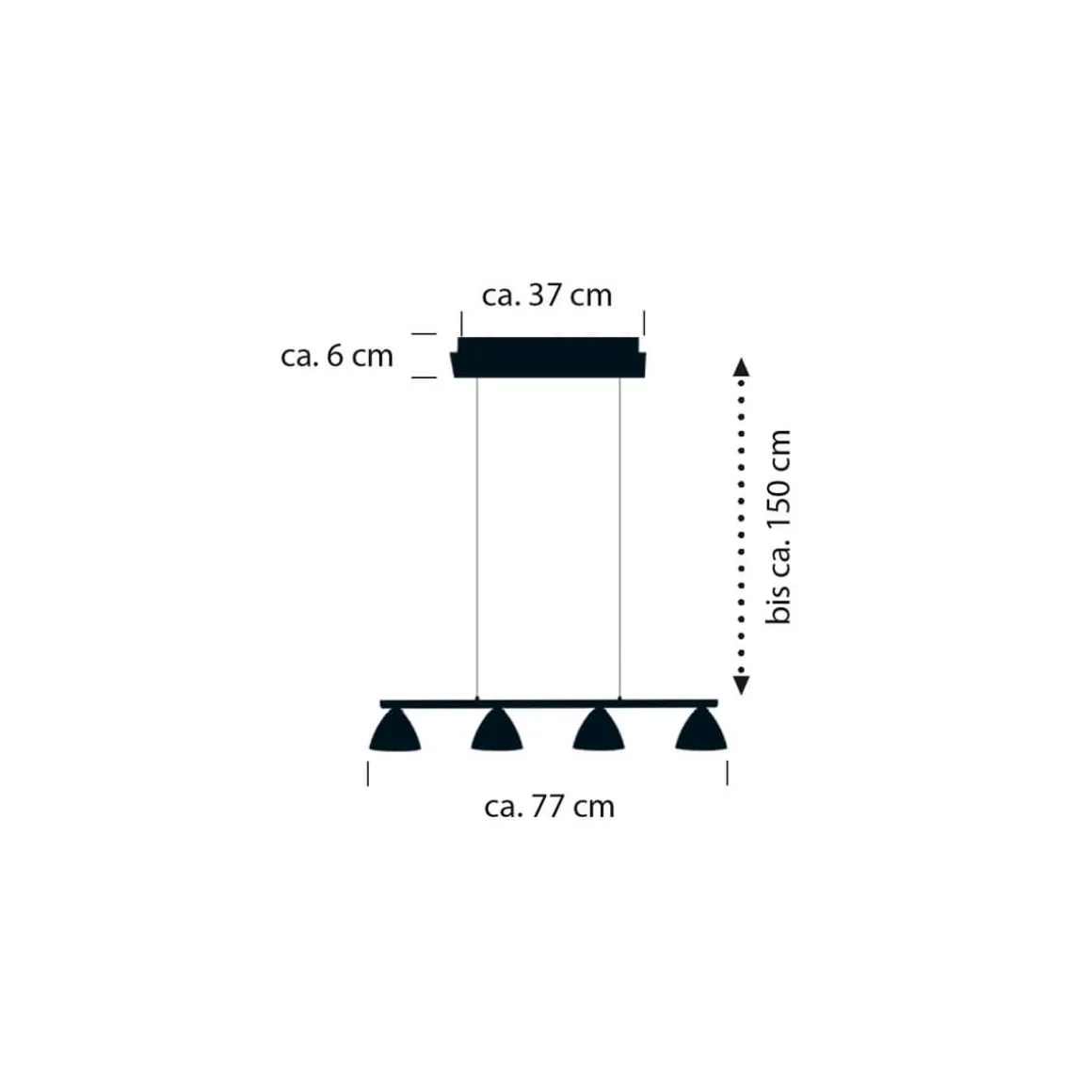 HELL Mona 20570 LED Pendelleuchte