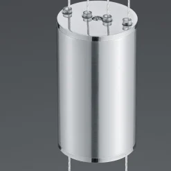 HELL Sam LED Pendelleuchte, 3-flg., mit Rondell