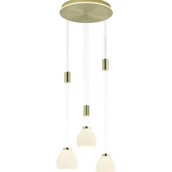 HELL Sam LED Pendelleuchte, 3-flg., mit Rondell