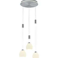 HELL Sam LED Pendelleuchte, 3-flg., mit Rondell