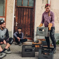 Höfats Beer Box Feuerkorb, Grill & Hocker