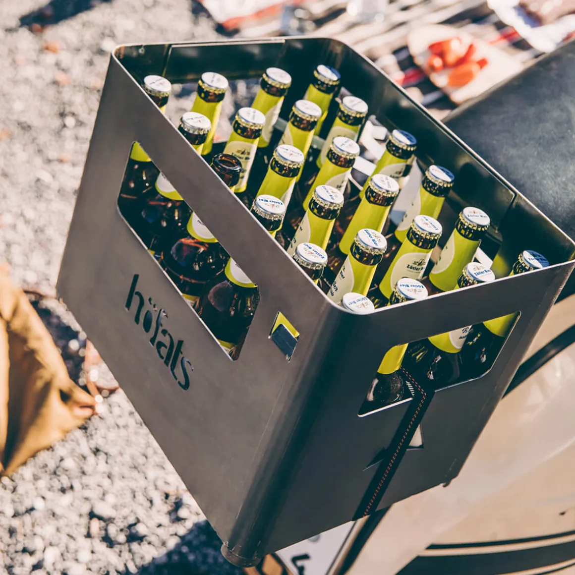 Höfats Beer Box Feuerkorb, Grill & Hocker