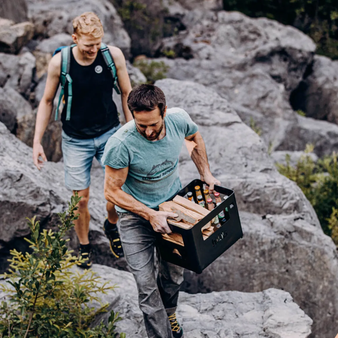 Höfats Beer Box Feuerkorb, Grill & Hocker