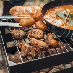 Höfats Crate Feuerkorb, Grill & Hocker