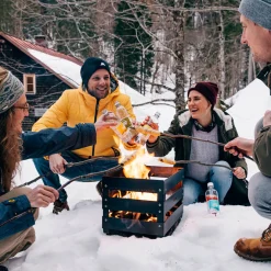 Höfats Crate Feuerkorb, Grill & Hocker