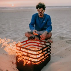 Höfats Cube Feuerkorb, Grill & Hocker