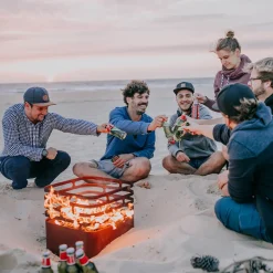 Höfats Cube Feuerkorb, Grill & Hocker