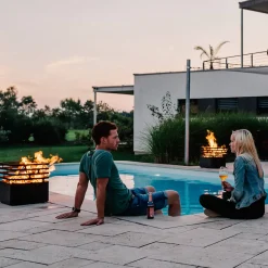 Höfats Cube Feuerkorb, Grill & Hocker