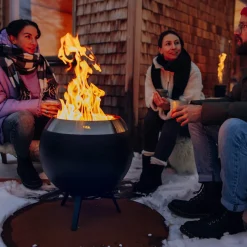 Höfats Moon 45 Feuerschale mit niedrigem Fuß