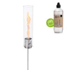 Höfats Spin 120 Fackel & Windlicht, inkl. Bioethanol Brenngel