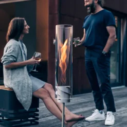 Höfats Spin 120 Fackel & Windlicht, inkl. Bioethanol Brenngel